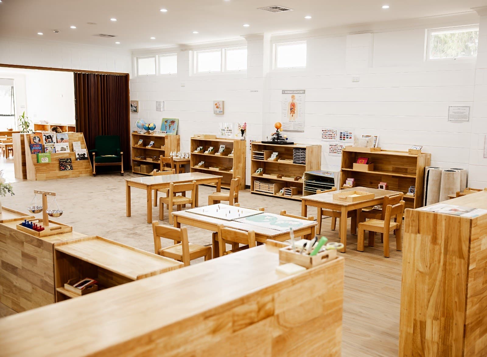 Inside the Gatehouse Montessori Rosewater classroom environment